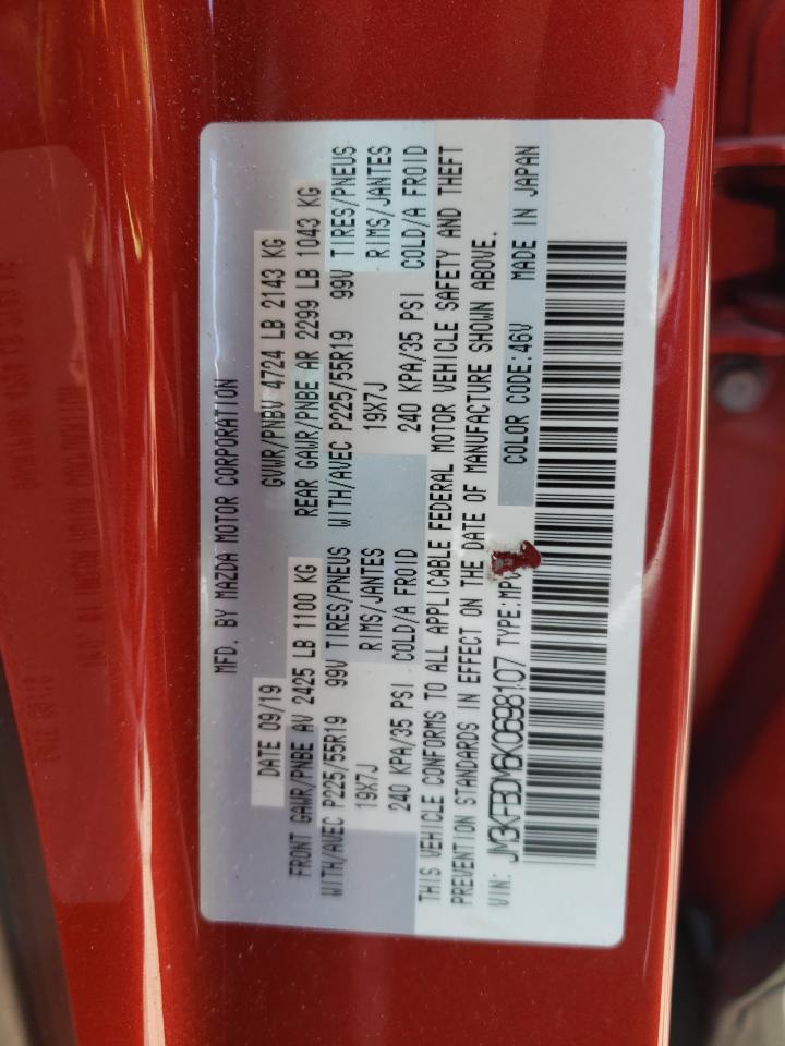 JM3KFBDM6K0698107 2019 Mazda Cx-5 Grand Touring