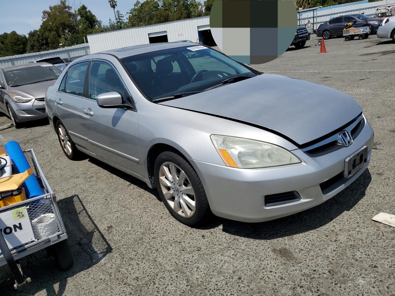 1HGCM66587A001443 2007 Honda Accord Ex