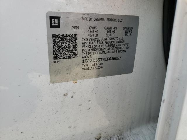 2020 Chevrolet Malibu Lt VIN: 1G1ZD5ST6LF036057 Lot: 57307794