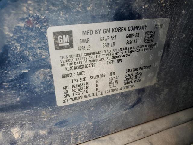 2020 BUICK ENCORE PRE - KL4CJASBXLB047991