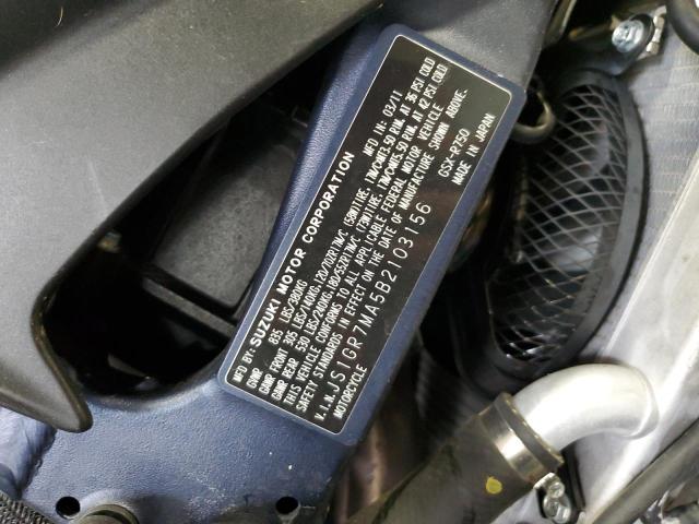 2011 SUZUKI GSX750 - JS1GR7MA5B2103156