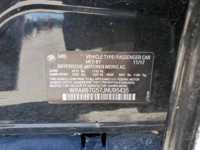 2018 BMW 340 XI - WBA8B7G57JNU95435