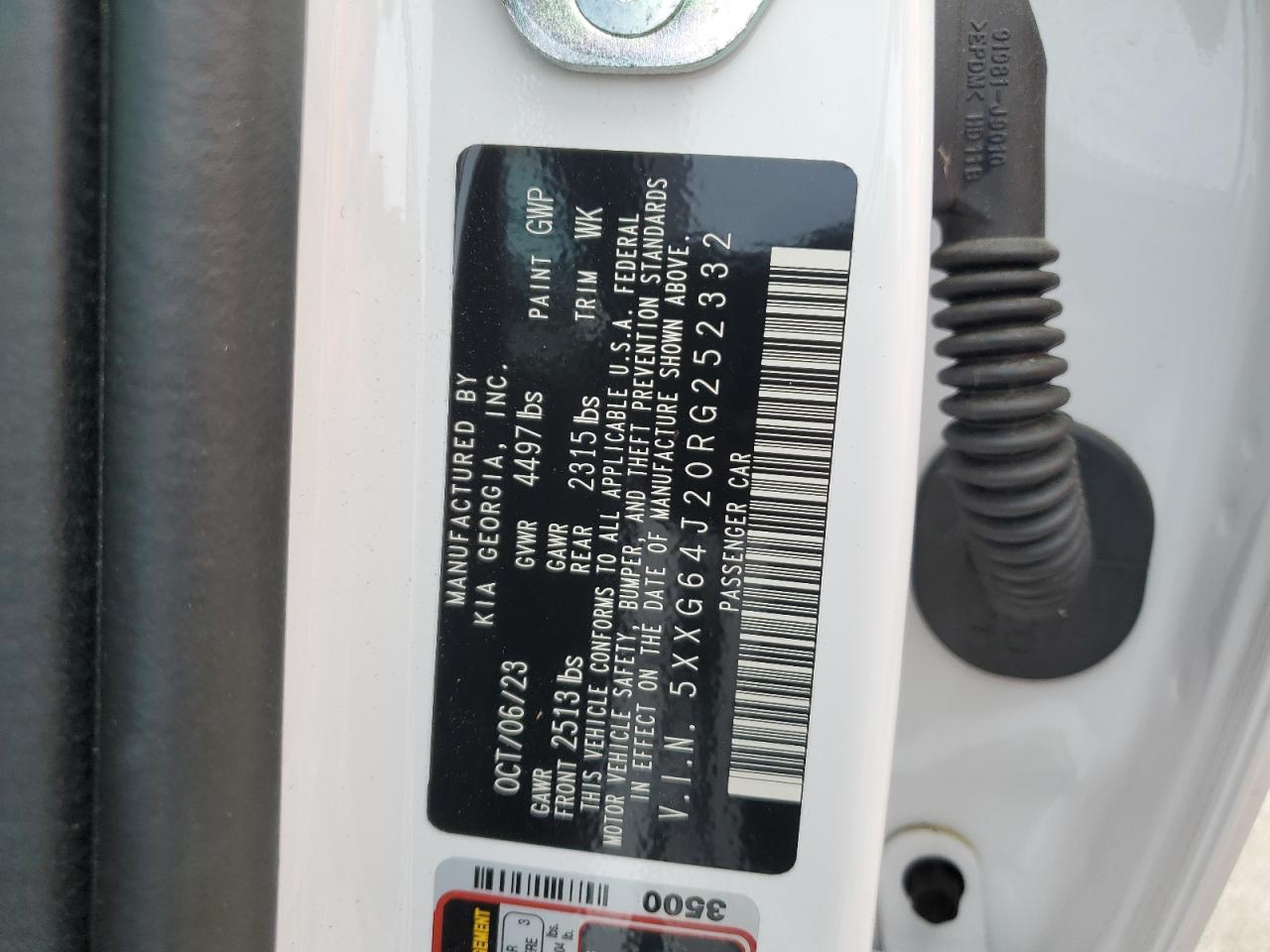 5XXG64J20RG252332 2024 Kia K5 Gt Line