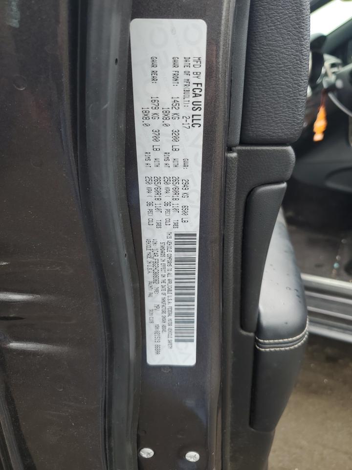 1C4RJFBG2HC808362 2017 Jeep Grand Cherokee Limited