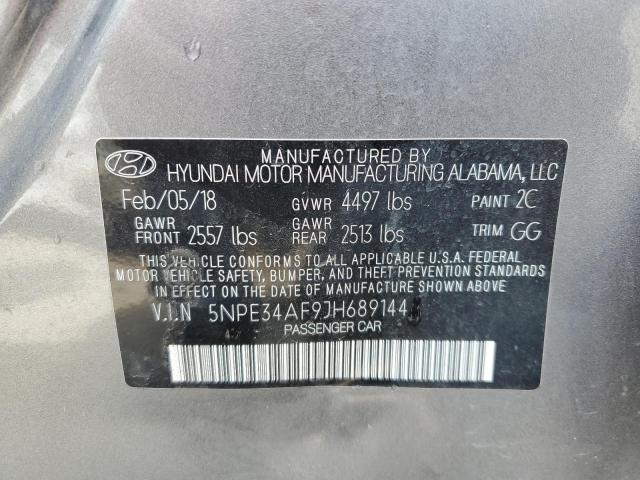 5NPE34AF9JH689144 2018 HYUNDAI SONATA - Image 12