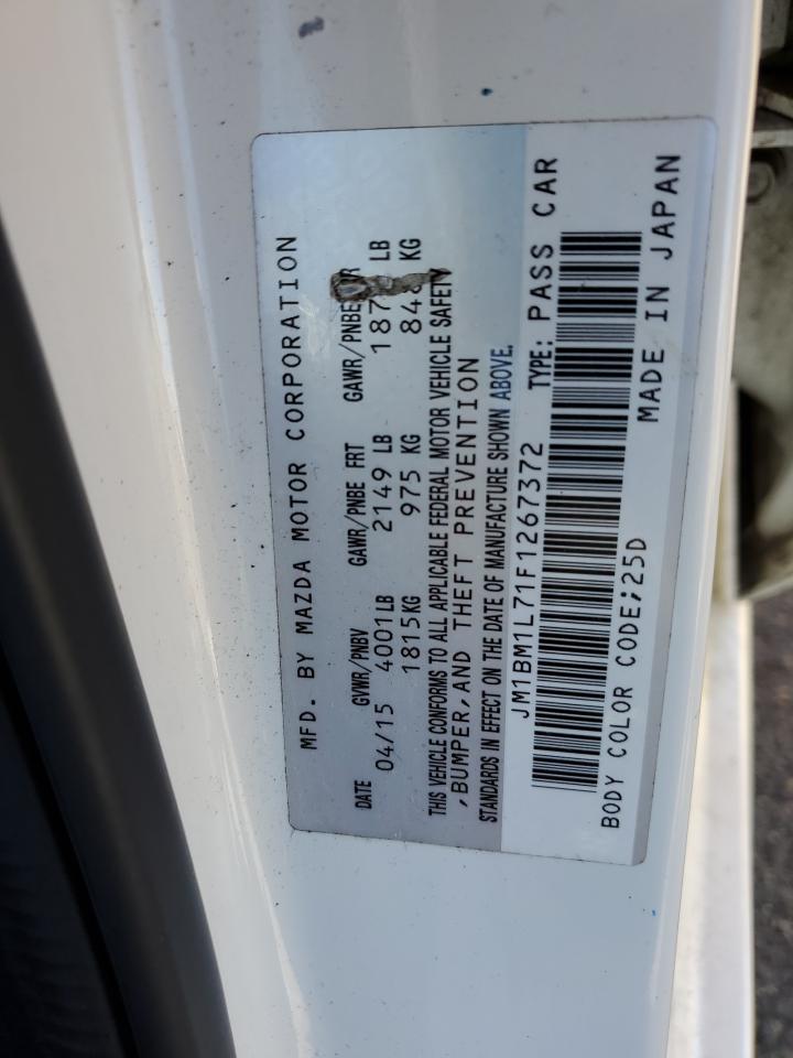 JM1BM1L71F1267372 2015 Mazda 3 Touring