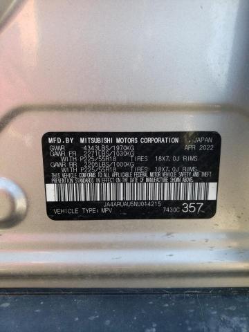 2022 Mitsubishi Outlander Sport Es VIN: JA4ARUAU5NU014215 Lot: 60054604