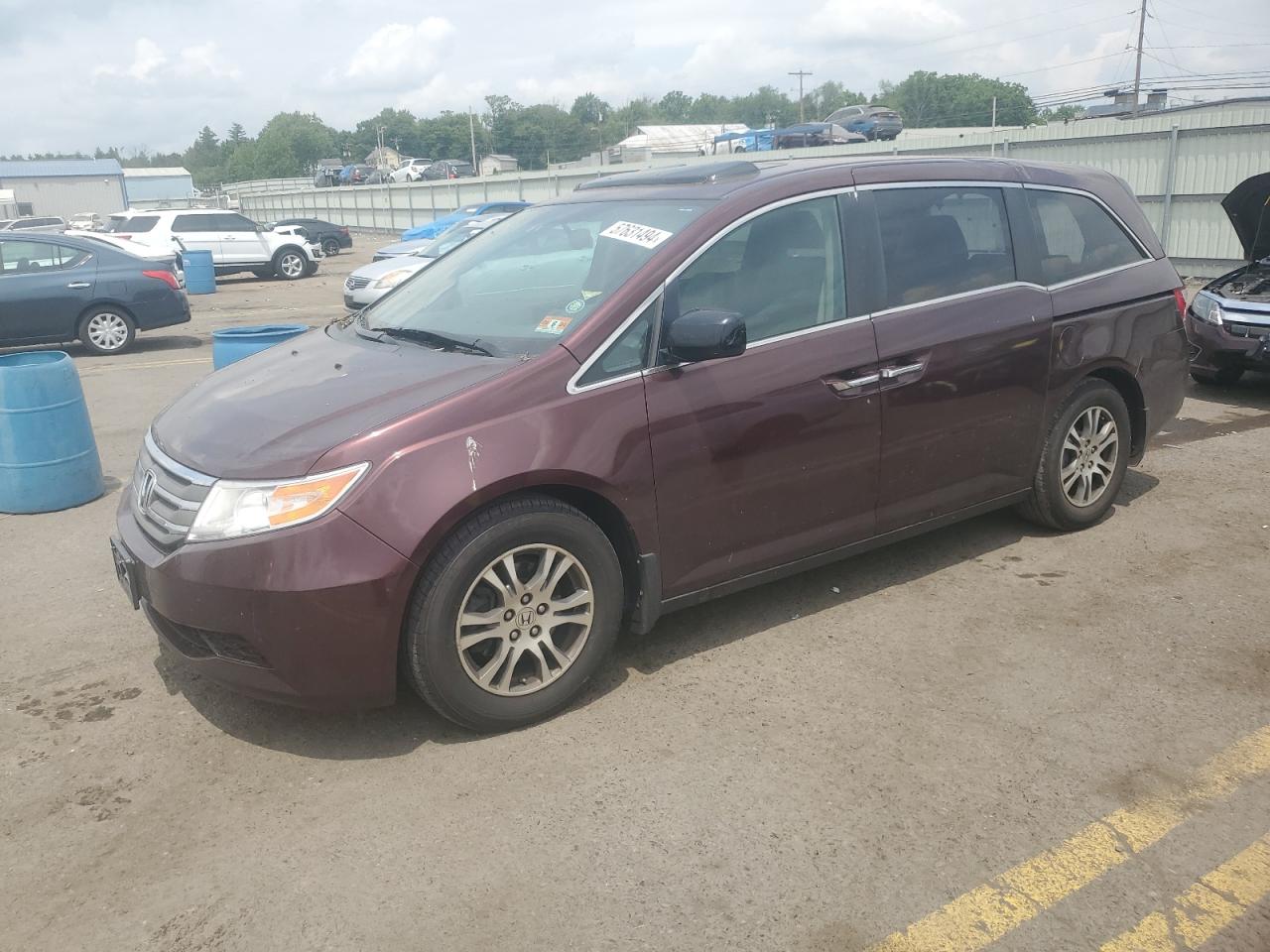 5FNRL5H68DB054044 2013 Honda Odyssey Exl