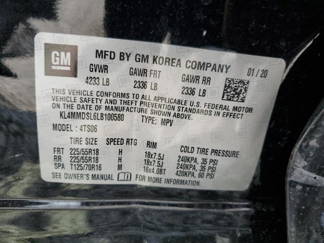 2020 Buick Encore Gx Select VIN: KL4MMDSL6LB100580 Lot: 60931094