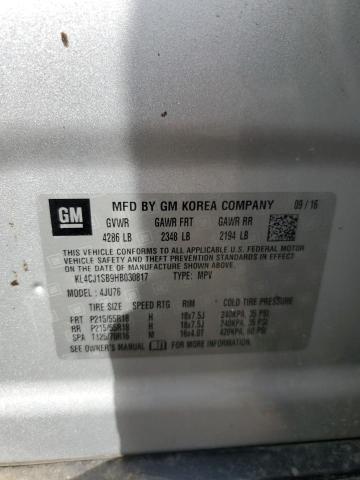 2017 Buick Encore Sport Touring VIN: KL4CJ1SB9HB030817 Lot: 58354274