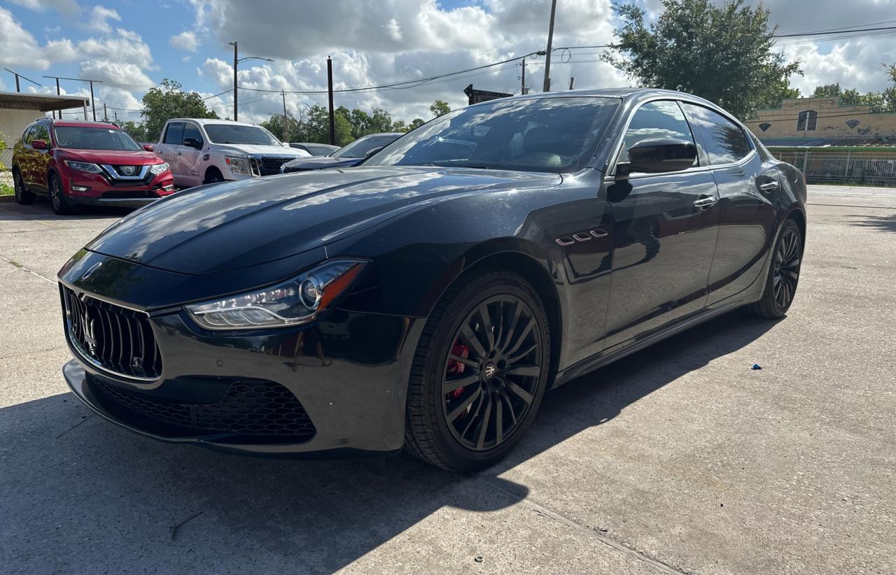 2017 Maserati Ghibli S vin: ZAM57RTA4H1234007