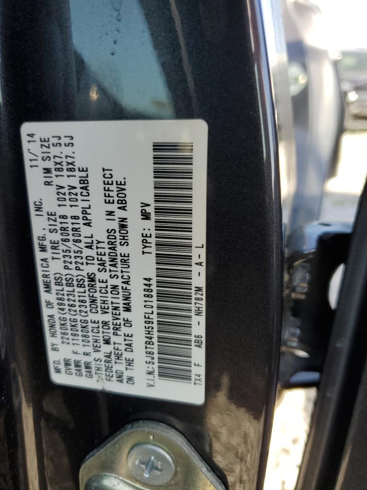 5J8TB4H59FL018844 2015 Acura Rdx Technology