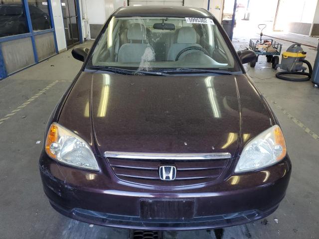 2001 Honda Civic Lx VIN: 1HGES16531L027008 Lot: 59953024