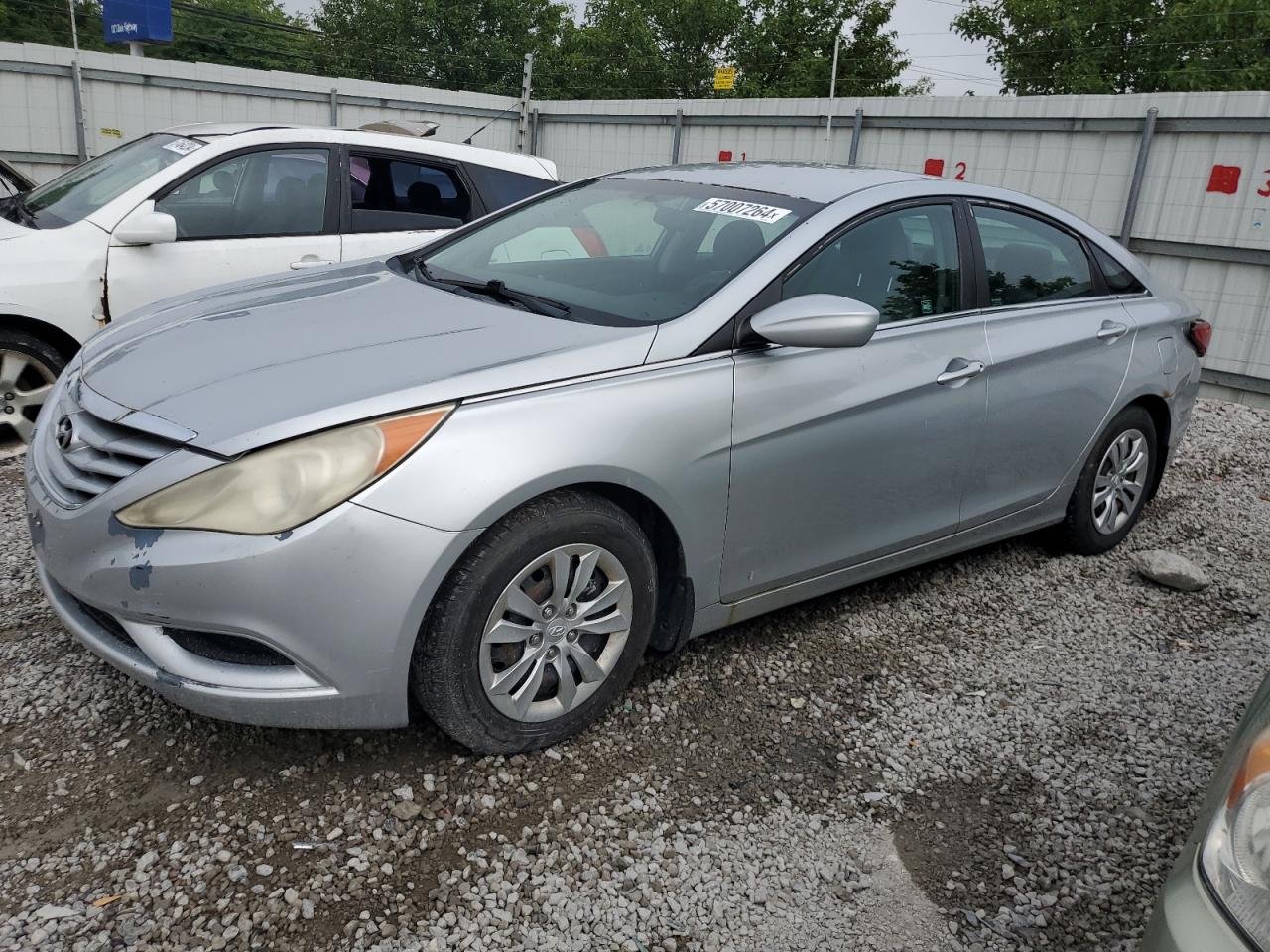 Lot #2621666228 2011 HYUNDAI SONATA GLS