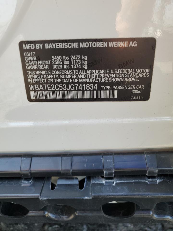 WBA7E2C53JG741834 2018 BMW 740 I