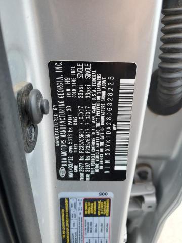 2013 Kia Sorento Lx VIN: 5XYKTDA28DG328225 Lot: 59811964