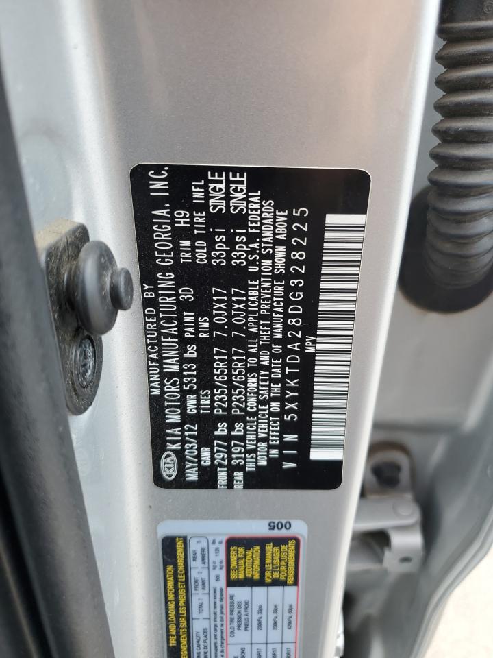 5XYKTDA28DG328225 2013 Kia Sorento Lx