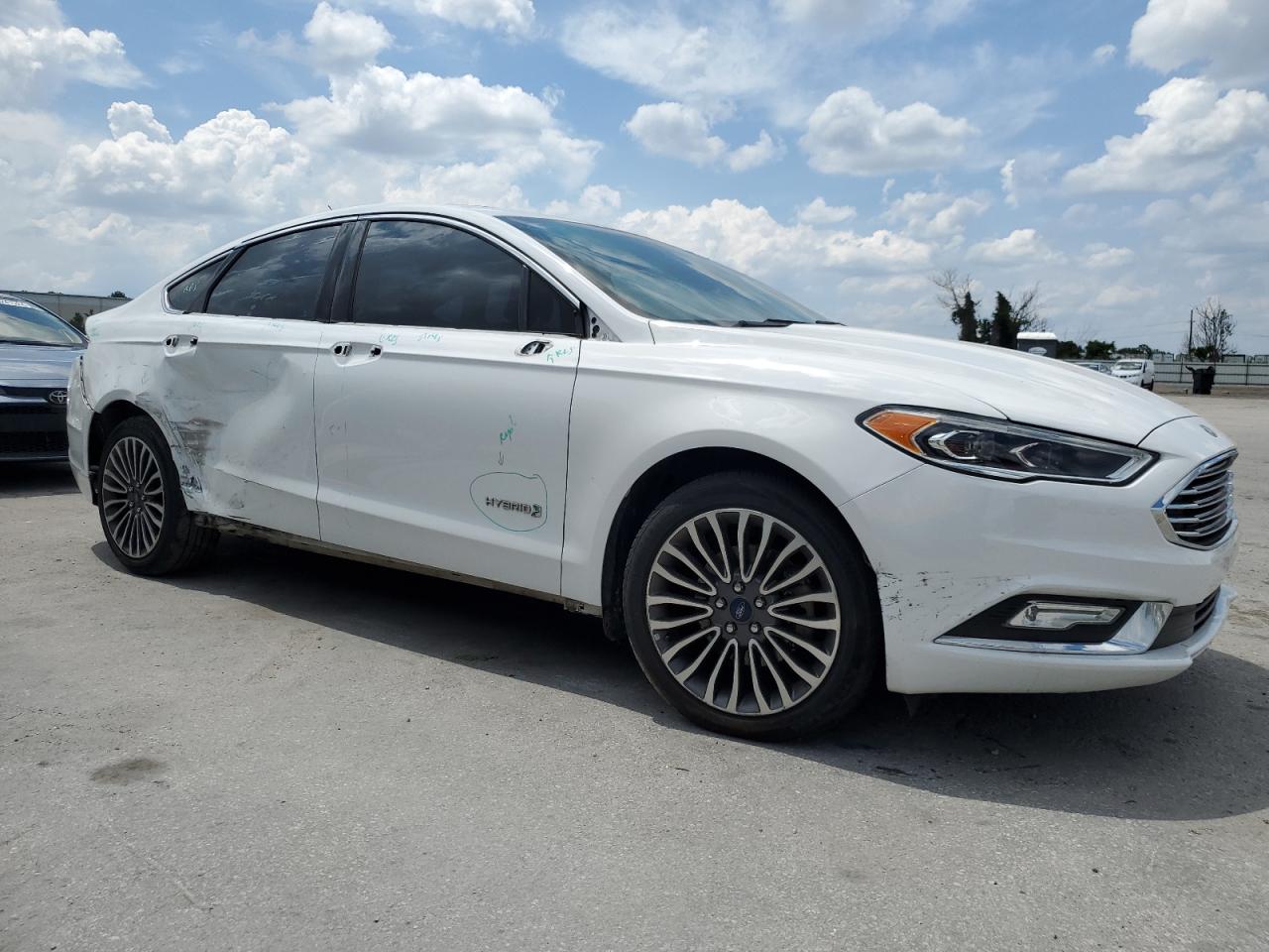 3FA6P0RU2HR301673 2017 Ford Fusion Titanium Hev