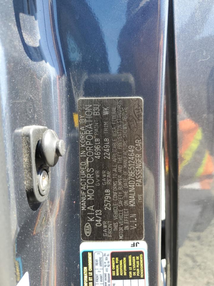 KNALN4D78E5124649 2014 Kia Cadenza Premium