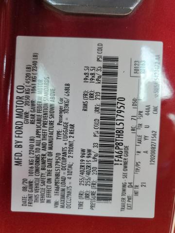 2020 FORD MUSTANG - 1FA6P8TH8L5179570