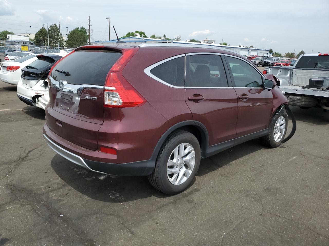 2016 Honda Cr-V Exl vin: 2HKRM4H7XGH678143