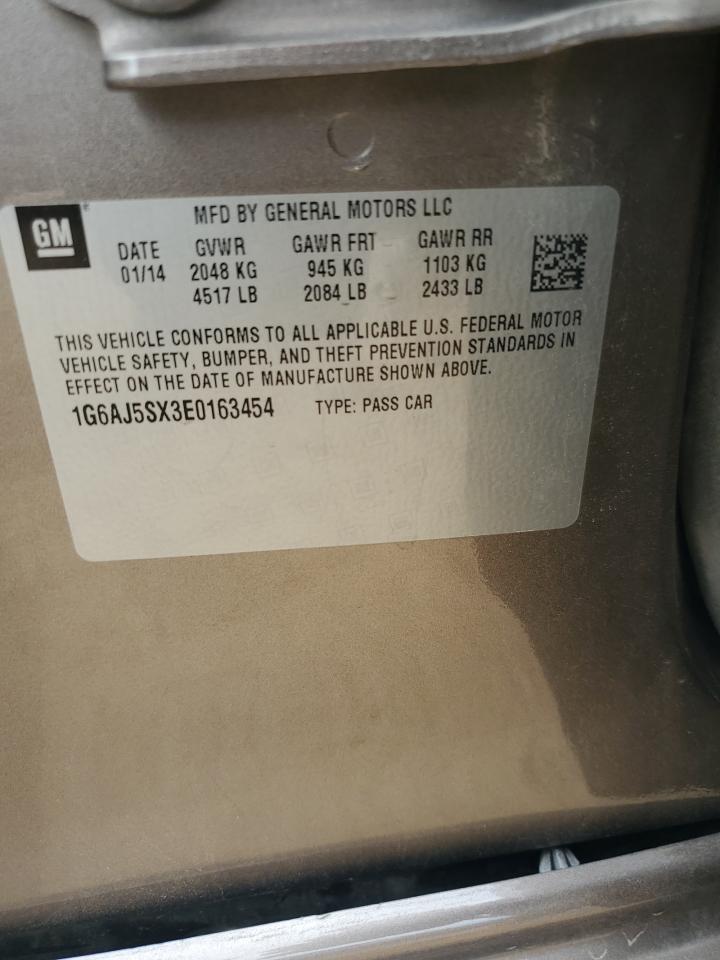 1G6AJ5SX3E0163454 2014 Cadillac Ats Performance