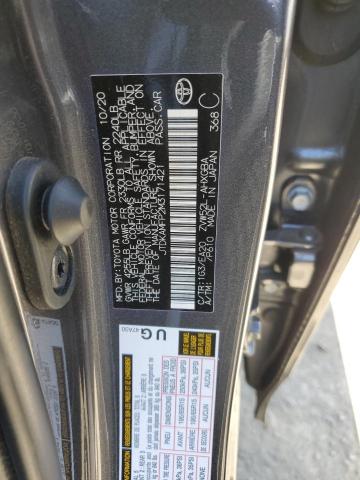 2021 Toyota Prius Prime Le VIN: JTDKAMFP2M3171421 Lot: 58836524