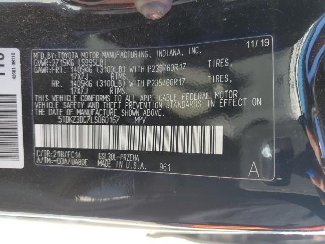 5TDKZ3DC7LS060167 Toyota All Models SIENNA LE 13