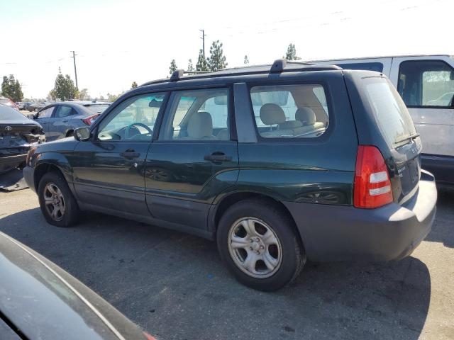 SUBARU FORESTER 2005 green  gas JF1SG63635H739935 photo #3