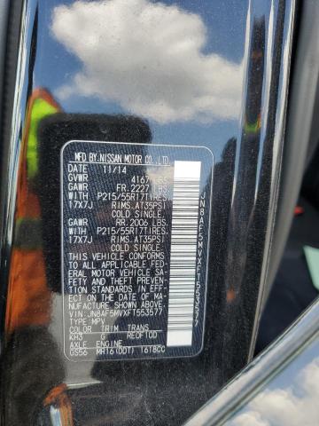 2015 NISSAN JUKE S - JN8AF5MVXFT553577
