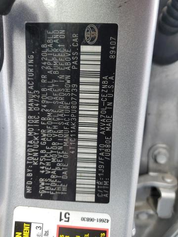 VIN 4T1C11AK3PU807739 2023 Toyota Camry, LE no.13