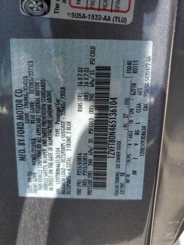 2006 Ford Mustang VIN: 1ZVFT80N465136104 Lot: 59077034