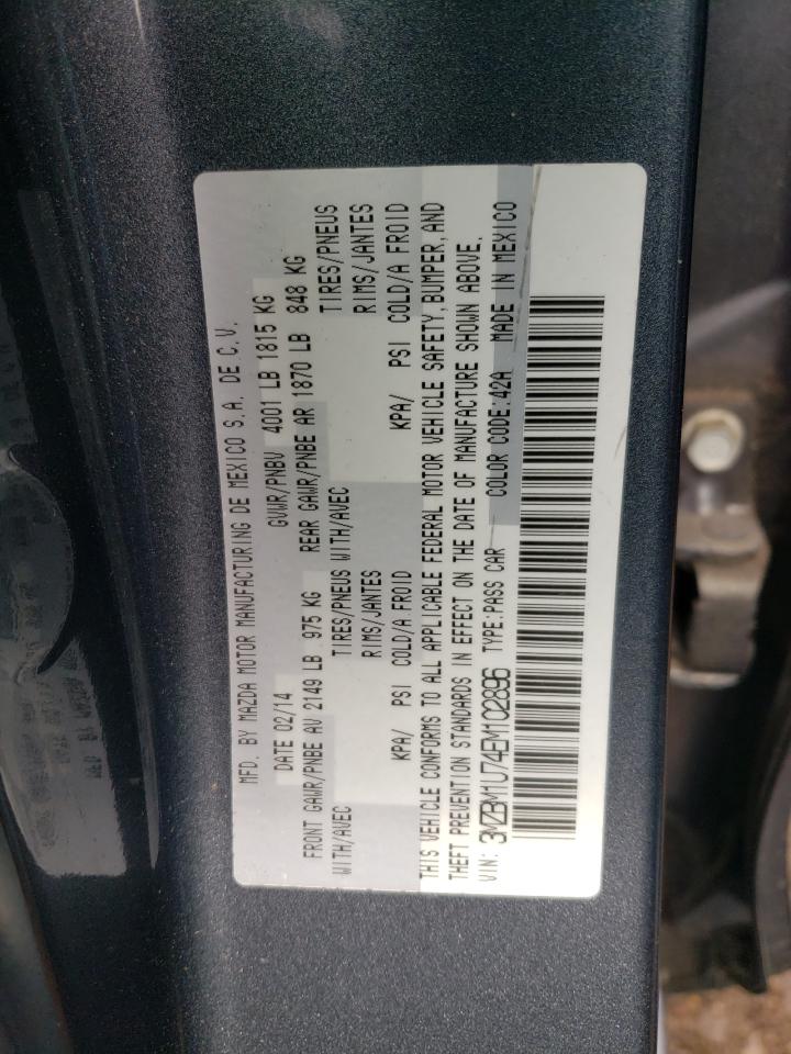 3MZBM1U74EM102896 2014 Mazda 3 Sport