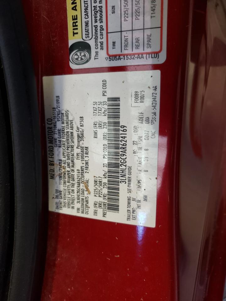 3LNHL2GC9AR624169 2010 Lincoln Mkz