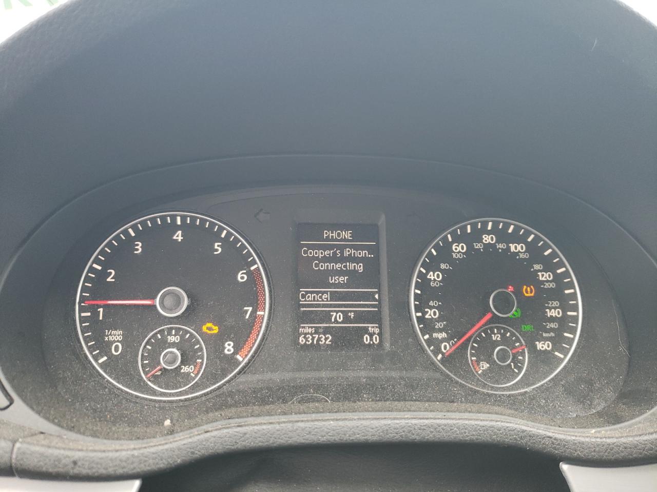 1VWBP7A3XCC015286 2012 Volkswagen Passat Se