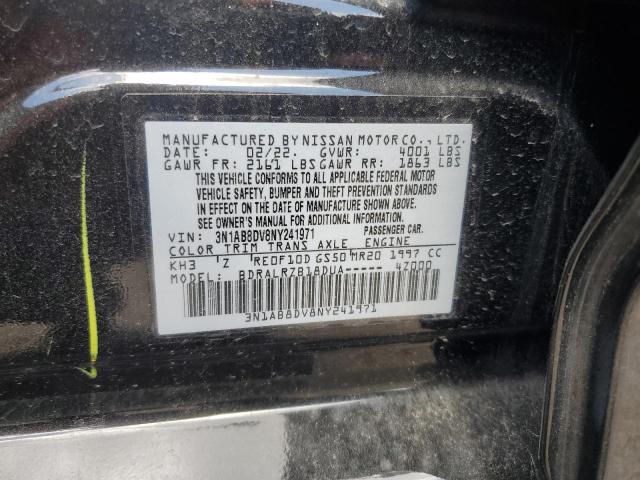 2022 Nissan Sentra Sr VIN: 3N1AB8DV8NY241971 Lot: 60190894