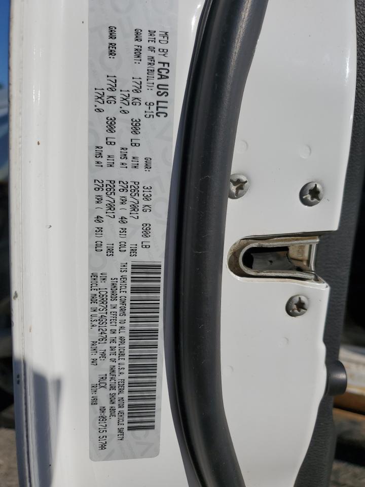 1C6RR7ST4GS124761 2016 Ram 1500 St