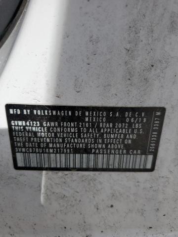 2019 VOLKSWAGEN JETTA S - 3VWCB7BU1KM217991