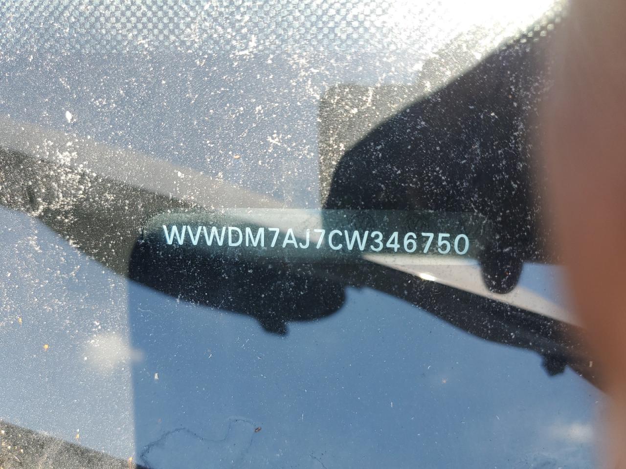 WVWDM7AJ7CW346750 2012 Volkswagen Golf