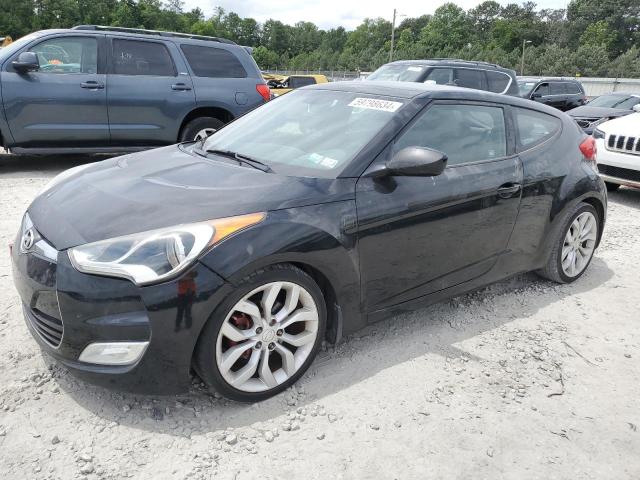 2013 Hyundai Veloster Base W/Black VIN: KMHTC6AD6DU095327 Lot: 39701236