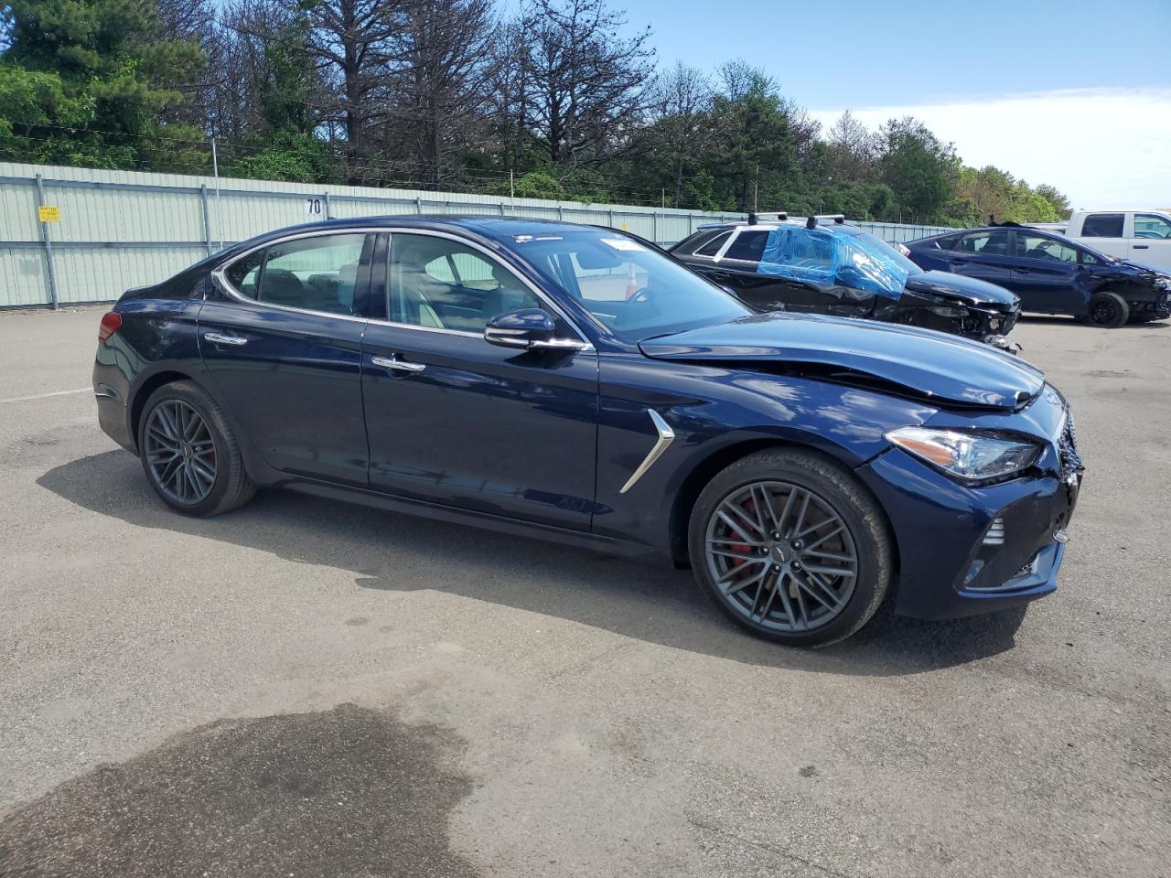 KMTG74LE7KU018002 2019 Genesis G70 Elite