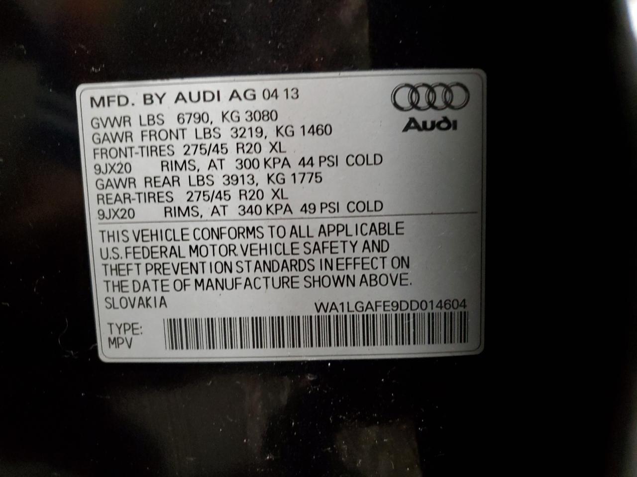 WA1LGAFE9DD014604 2013 Audi Q7 Premium Plus
