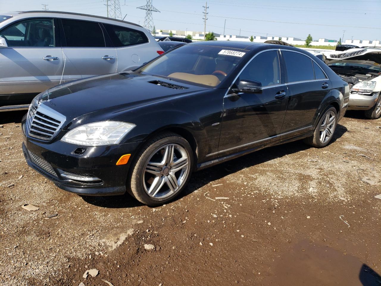 2012 Mercedes-Benz S 550 vin: WDDNG7DBXCA455819