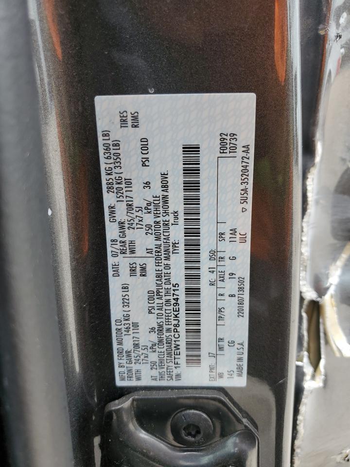 1FTEW1CP8JKE94715 2018 Ford F150 Supercrew