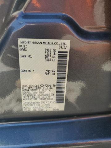 2022 NISSAN ALTIMA S - 1N4BL4BVXNN367102