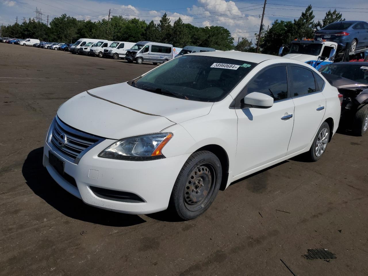 2015 Nissan Sentra S vin: 3N1AB7AP9FY263883