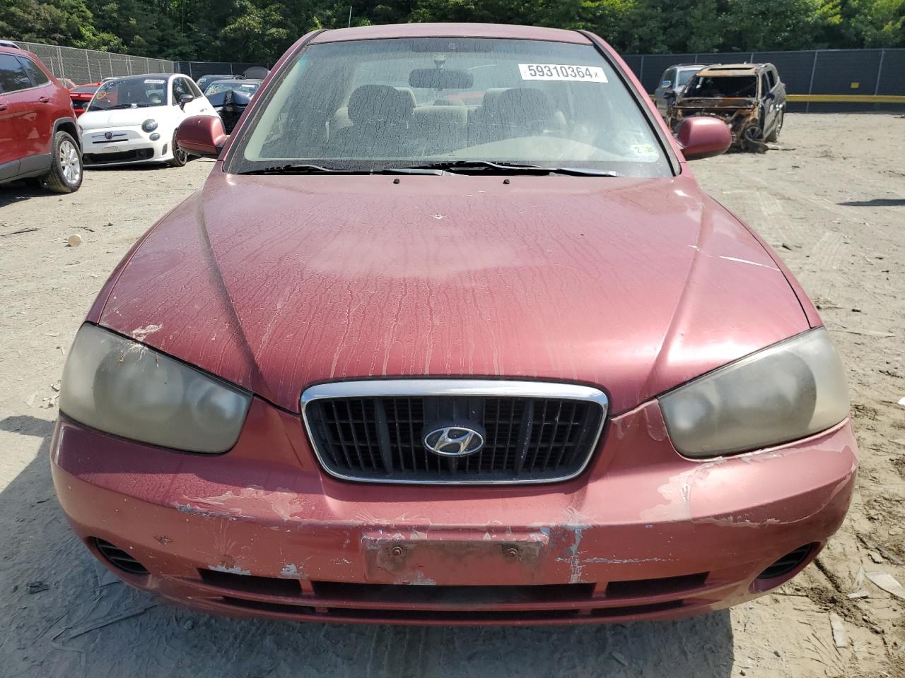 KMHDN45D22U391892 2002 Hyundai Elantra Gls