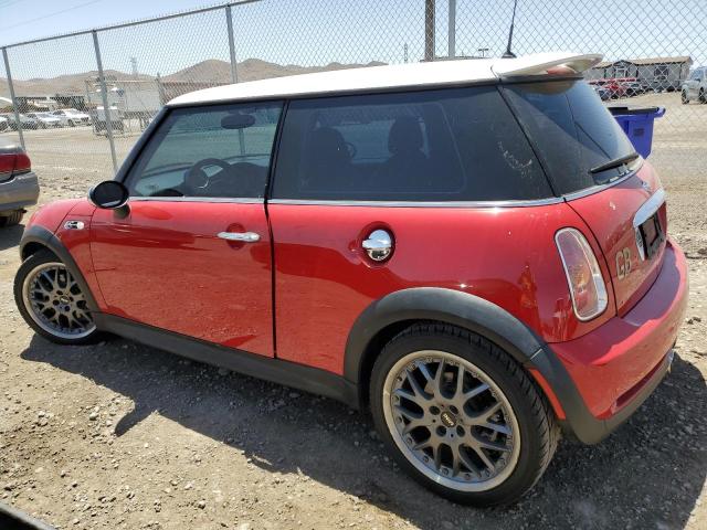 MINI COOPER S 2004 red  gas WMWRE33474TD88986 photo #3