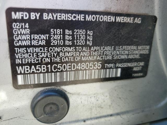 VIN WBA5B1C50ED480535 2014 BMW 5 Series, 535 I no.12