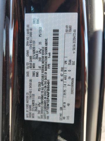 2022 Ford F150 Supercrew VIN: 1FTEW1EP4NFB80491 Lot: 57442064